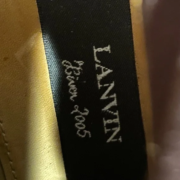 Lanvin Brown Leather Boots 7.5 - Picture 5 of 9